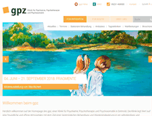 Tablet Screenshot of gpz-lippe.de
